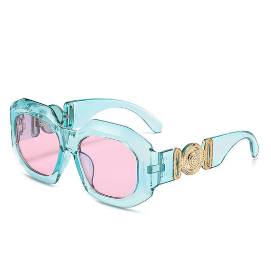 Ariana Baby Blue w/ Pink lenses